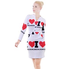 I Love Benjamin Button Long Sleeve Dress by ilovewhateva