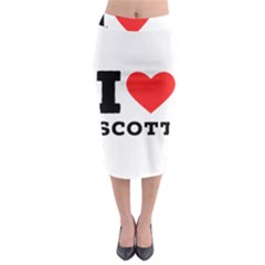 I Love Scott Midi Pencil Skirt by ilovewhateva