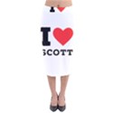 I love scott Velvet Midi Pencil Skirt View1