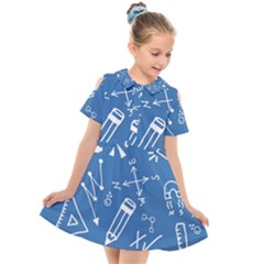 Education Kids  Short Sleeve Shirt Dress by nateshop