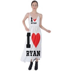 I Love Ryan Tie Back Maxi Dress by ilovewhateva