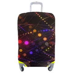 Abstract Light Star Design Laser Light Emitting Diode Luggage Cover (medium) by Semog4