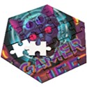 Gamer Life Wooden Puzzle Hexagon View3