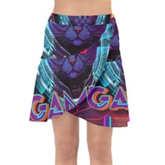 Gamer Life Wrap Front Skirt by minxprints