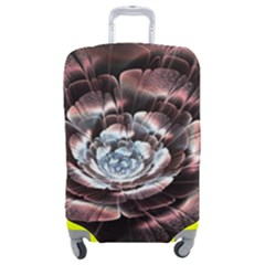 Flower Fractal Art Cool Petal Abstract Luggage Cover (medium) by Semog4