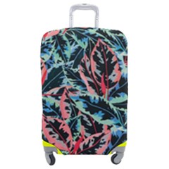 Leaves Leaf Pattern Patterns Colorfur Luggage Cover (medium) by Semog4