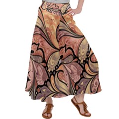 Colorful Paisley Background Artwork Paisley Patterns Women s Satin Palazzo Pants by Semog4