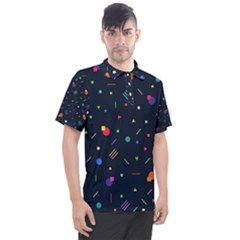 Abstract Minimalism Digital Art Abstract Men s Polo Tee by Semog4