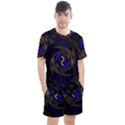 Manadala Twirl Abstract Men s Mesh Tee and Shorts Set View1