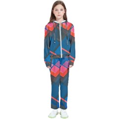 Minimalist Abstract Shaping Abstract Digital Art Minimalism Kids  Tracksuit by Semog4