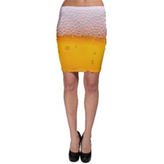 Beer Texture Liquid Bubbles Bodycon Skirt by Semog4