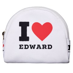 I Love Edward Horseshoe Style Canvas Pouch by ilovewhateva