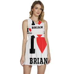 I Love Brian Sleeveless High Waist Mini Dress by ilovewhateva