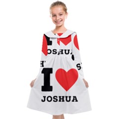 I Love Joshua Kids  Midi Sailor Dress by ilovewhateva