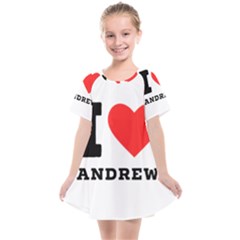 I Love Andrew Kids  Smock Dress by ilovewhateva