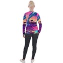 Retro Wave Ocean Velvet Zip Up Jacket View2