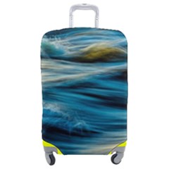 Waves Abstract Waves Abstract Luggage Cover (medium) by Semog4