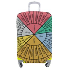 Wheel Of Emotions Feeling Emotion Thought Language Critical Thinking Luggage Cover (medium) by Semog4