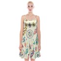 Dreamcatcher Abstract Pattern Spaghetti Strap Velvet Dress View1