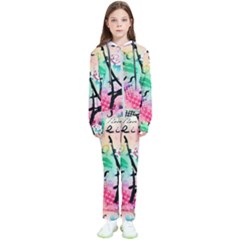 From Paris Abstract Art Pattern Kids  Tracksuit by Semog4