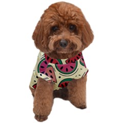 Watermelon Pattern Slices Fruit Dog T-shirt by Semog4