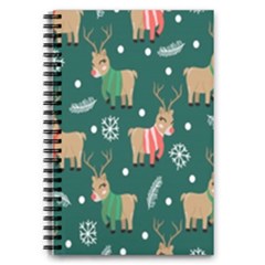 Cute Christmas Pattern Doodle 5 5  X 8 5  Notebook by Semog4