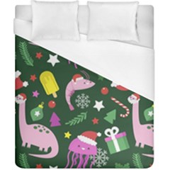 Colorful Funny Christmas Pattern Duvet Cover (california King Size) by Semog4