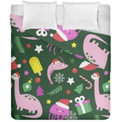 Colorful Funny Christmas Pattern Duvet Cover Double Side (california King Size) by Semog4