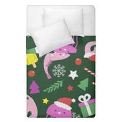 Colorful Funny Christmas Pattern Duvet Cover Double Side (single Size) by Semog4