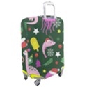 Colorful Funny Christmas Pattern Luggage Cover (Medium) View2