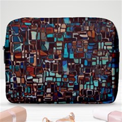 Stained Glass Mosaic Abstract Make Up Pouch (large) by Semog4