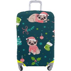 Pattern Christmas Funny Luggage Cover (large) by Semog4