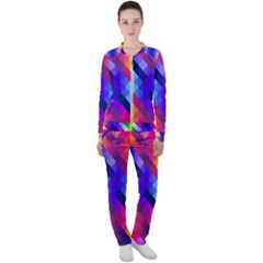 Abstract Background Colorful Pattern Casual Jacket And Pants Set by Semog4