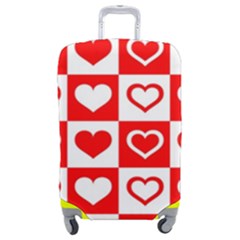 Background Card Checker Chequered Luggage Cover (medium) by Semog4