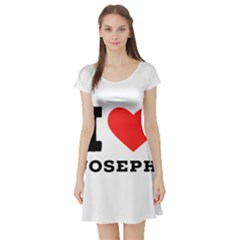 I Love Joseph Short Sleeve Skater Dress by ilovewhateva