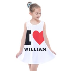 I Love William Kids  Summer Dress by ilovewhateva