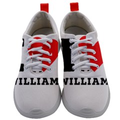 I Love William Mens Athletic Shoes by ilovewhateva