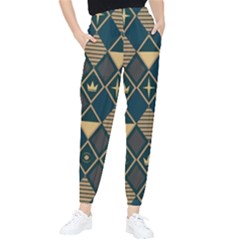 Background Non Seamless Pattern Women s Tapered Pants by Ravend