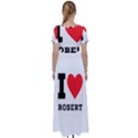 I love robert High Waist Short Sleeve Maxi Dress View2