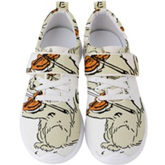 Cat Playing The Violin Art Men s Velcro Strap Shoes by oldshool