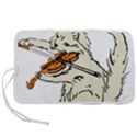 Cat Playing The Violin Art Pen Storage Case (L) View1