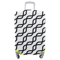 Diagonal-stripe-pattern Luggage Cover (medium) by Semog4