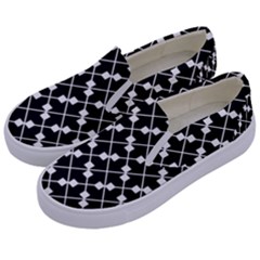 Abstract-background-arrow Kids  Canvas Slip Ons by Semog4