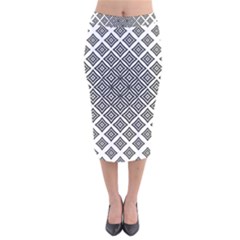 Background-pattern-halftone-- Velvet Midi Pencil Skirt by Semog4