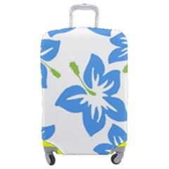 Hibiscus-wallpaper-flowers-floral Luggage Cover (medium) by Semog4