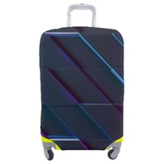 Glass-scifi-violet-ultraviolet Luggage Cover (medium) by Semog4