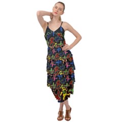 Grateful Dead Pattern Layered Bottom Dress by Semog4