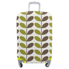 Leaf Plant Pattern Seamless Luggage Cover (medium) by Semog4