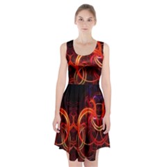 Background Fractal Abstract Racerback Midi Dress by Semog4