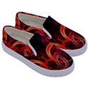 Background Fractal Abstract Kids  Canvas Slip Ons View3